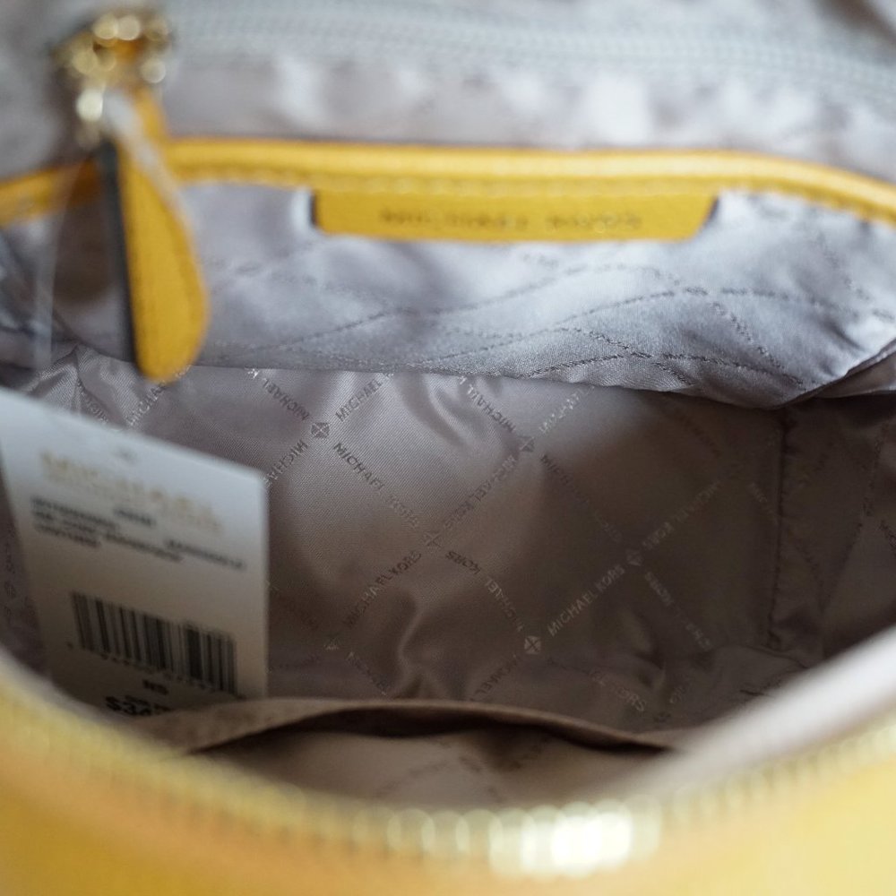 Michael Kors Erin MINI Backpack Yellow Marigold - Picture 9 of 11